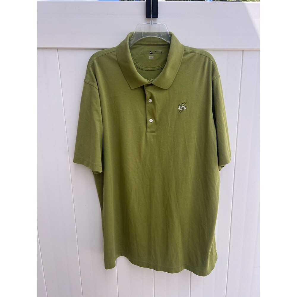 Greenbrier Golf Polo Men’s XXL Greg Norman Green Short Sleeve